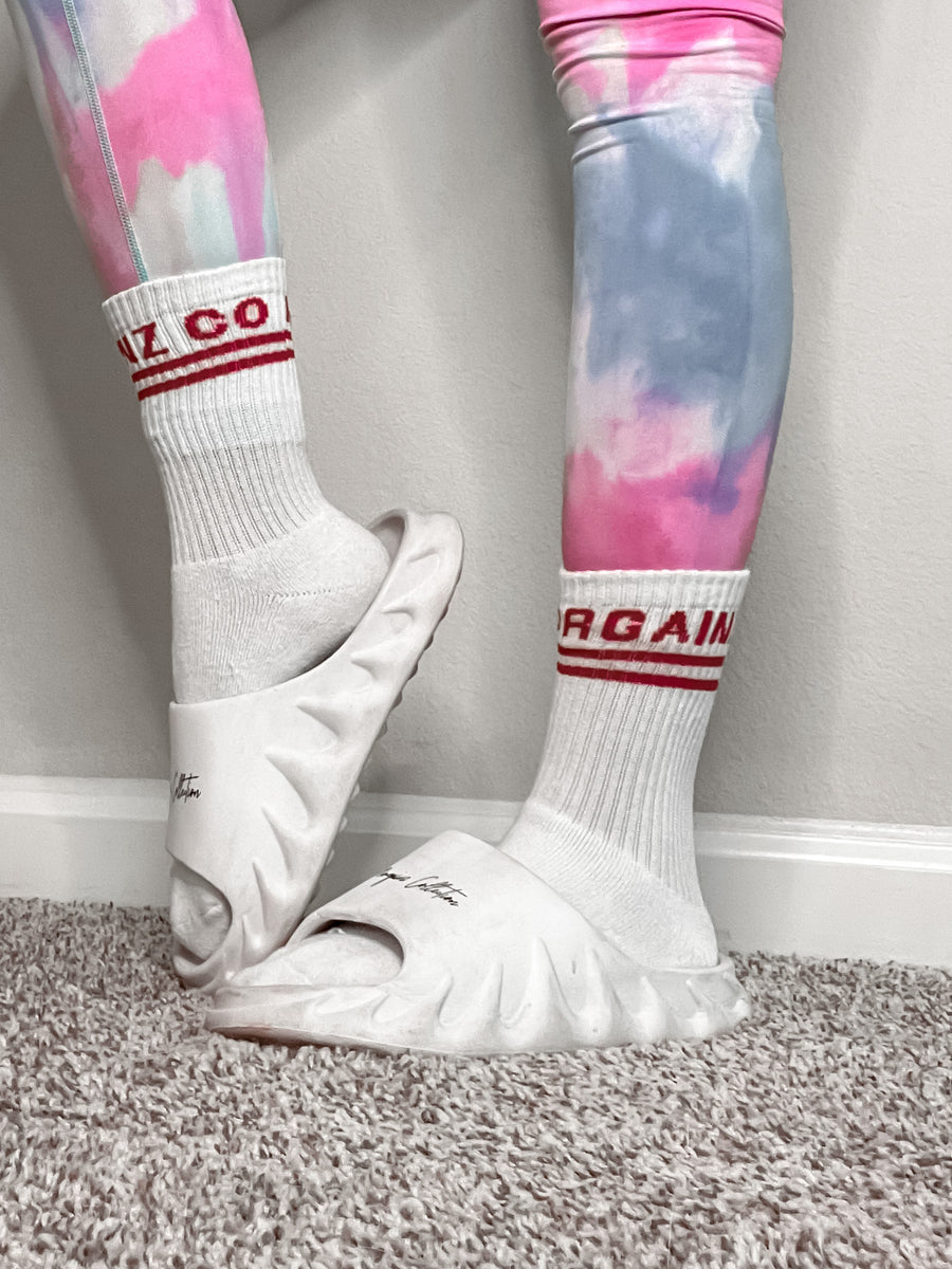 Retro Pink Socks